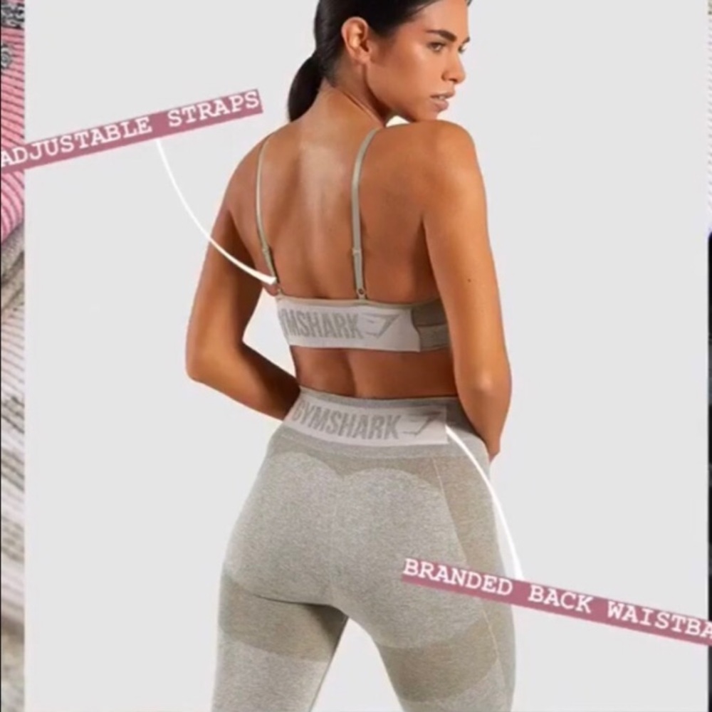 Gymshark flex set khaki